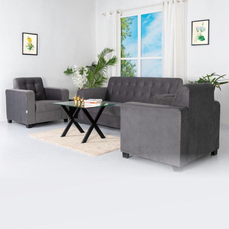 Alpino Frostline Sofa Set 3+1+1 - RentalFurniture.in