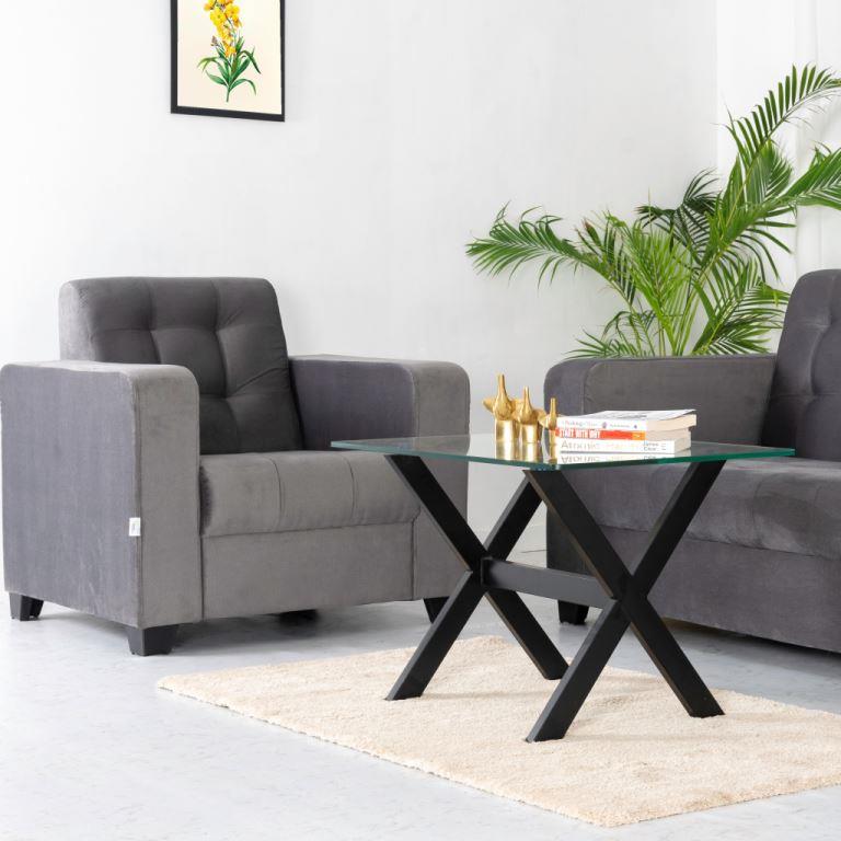 Alpino Frostline Sofa Set 3+1+1 - RentalFurniture.in