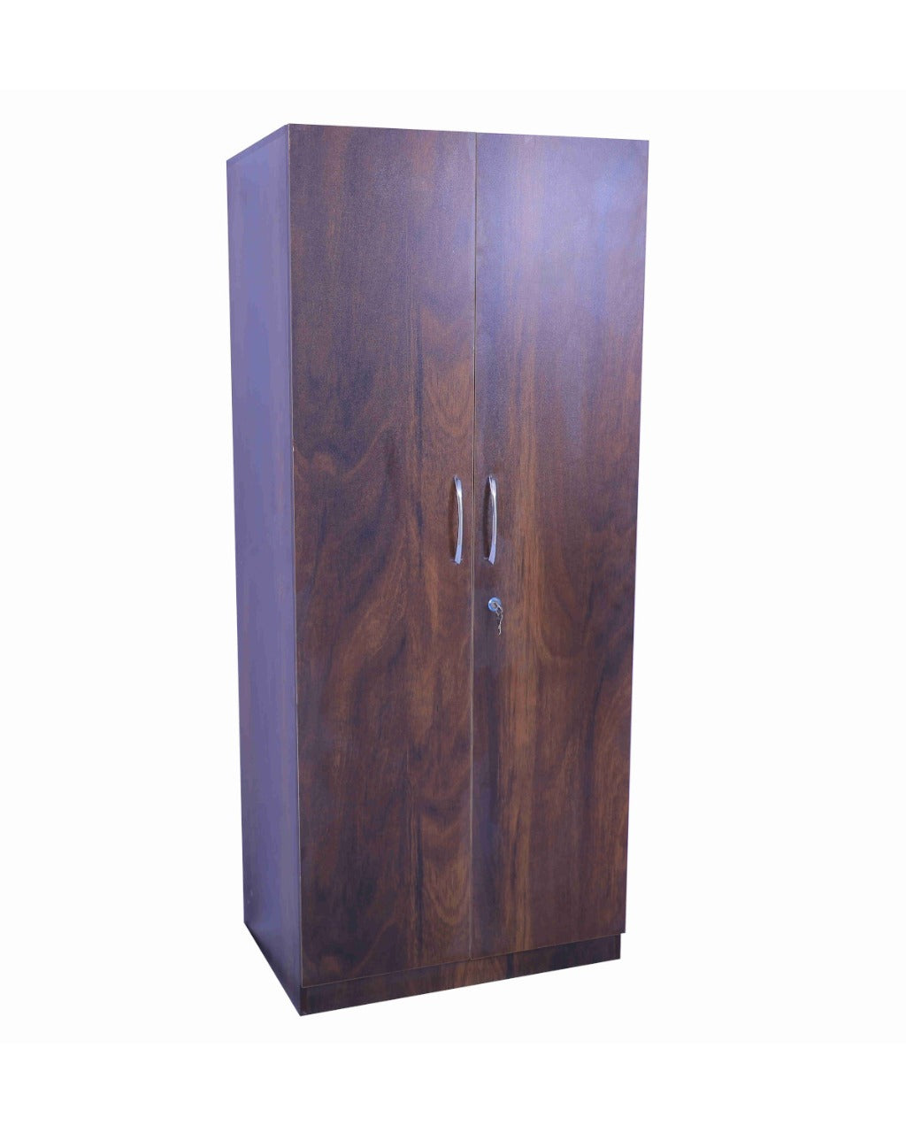 Quinen Two Door Wardrobe - Standard - Without Mirror - RentalFurniture.in