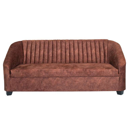 Mocha American Three Seater Sofa - RentalFurniture.in