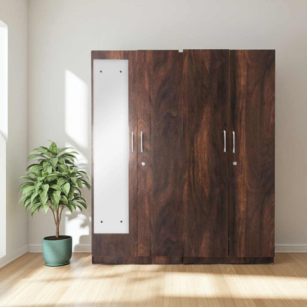 Carlton Four Doors Wardrobe - Standard - With Full Mirror