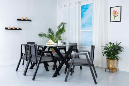 Alpino Frostline X Design - Six Seater Dining Set