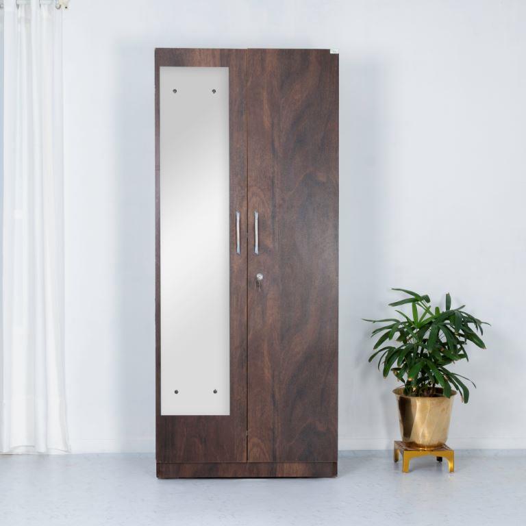 Quinen Two Door Wardrobe - Large - Full Mirror